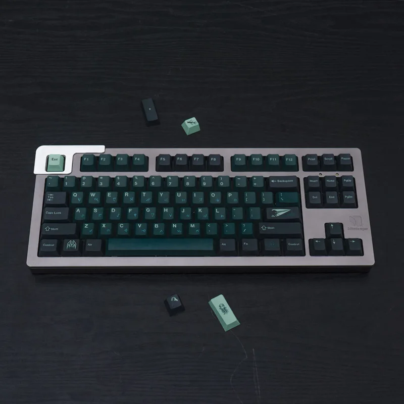 Gmk terror below большой набор колпачков из пбт dye-sub cherry profile - Фотография_6