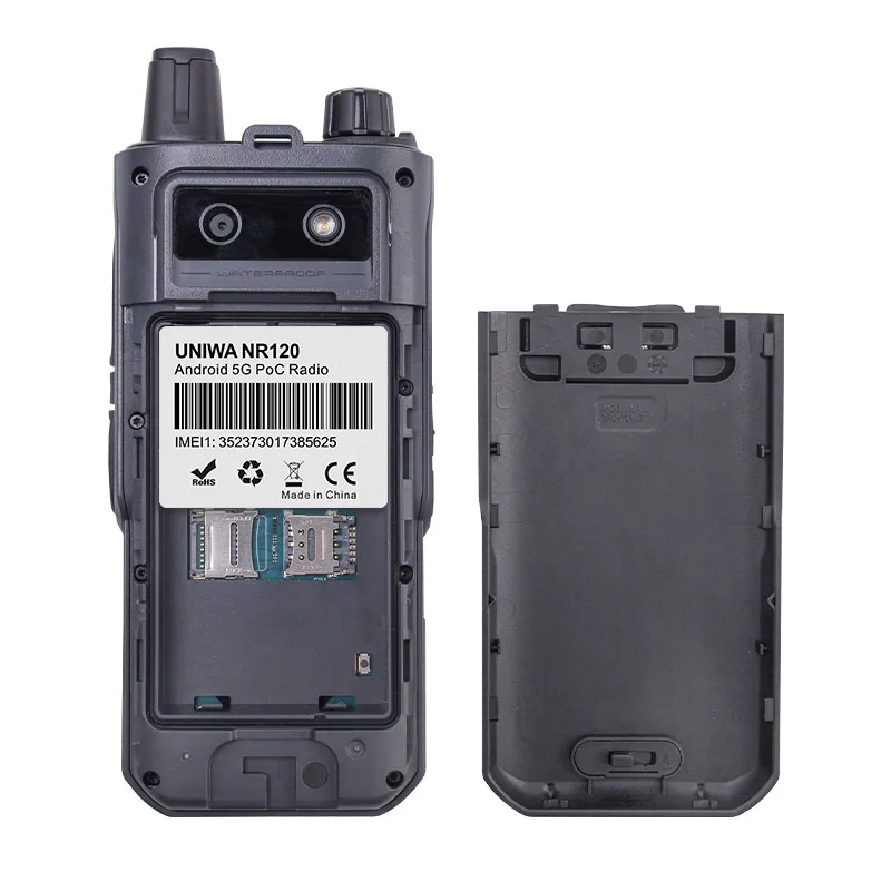 Uniwa nr120 5g черная рация прочный смартфон ip68 3 гб 32 гб 2 - Фотография_6