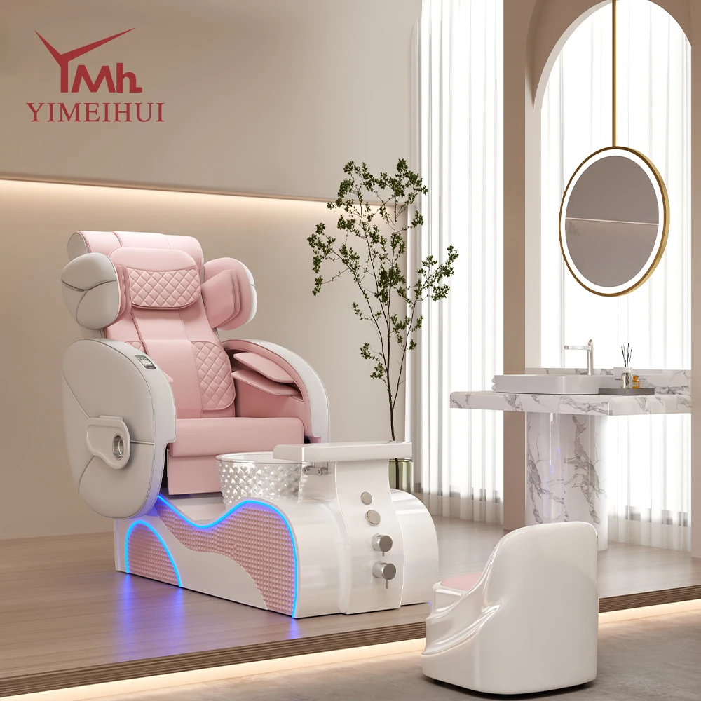 Электрическое кресло для маникюра и педикюра с высокой спинкой - Фотография_2