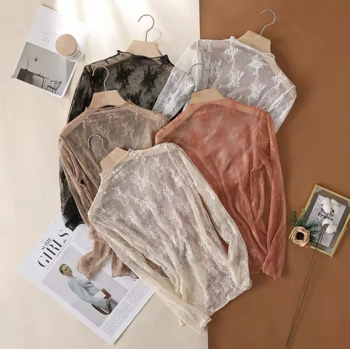 Сексуальные женские сетчатые футболки - Фотография_4