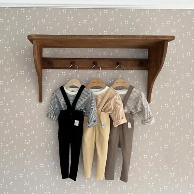 Комбинезон детский однотонный в рубчик - Фотография_2