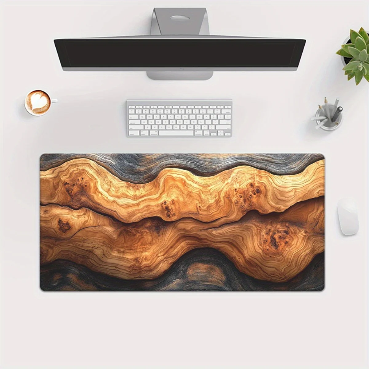 Коричневый коврик для мыши с рисунком - Фотография_6