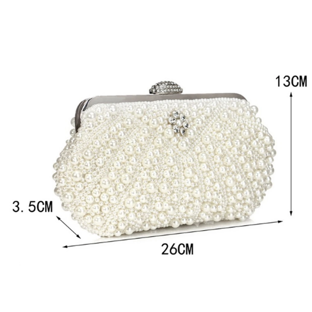 Abqr женские жемчужные клатчи вечерняя - Фотография_3