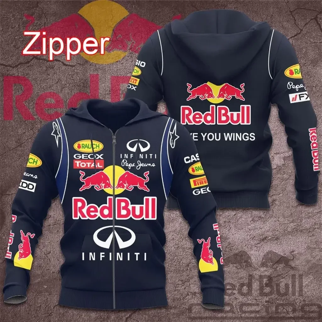 Года, толстовка с капюшоном red bull - Фотография_2