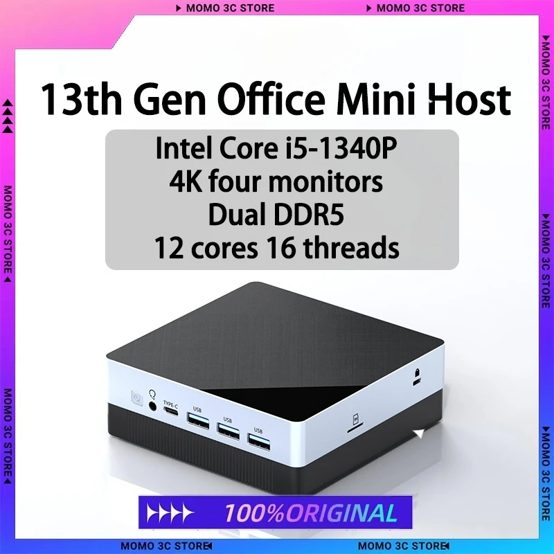 13-е поколение core i5-1340p мини-хост-пк