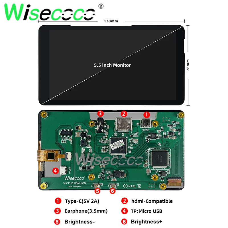 Raspberry pi сенсорный экран 5 - Фотография_4