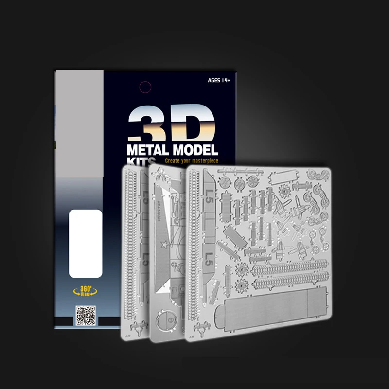 Металлический 3d-пазл с кабелем - Фотография_3