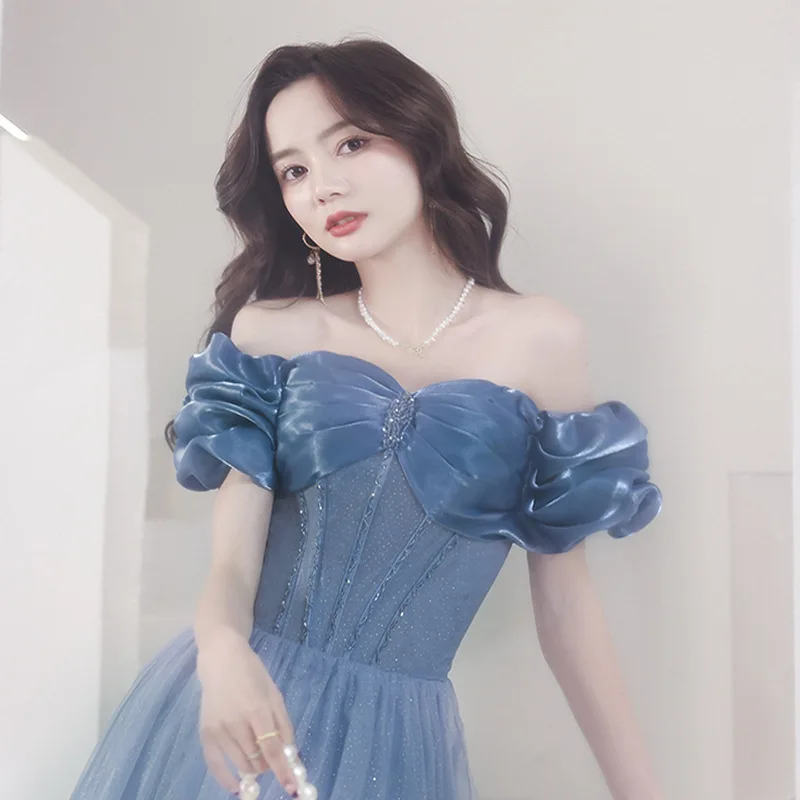 Синее вечернее платье 2023 - Фотография_3