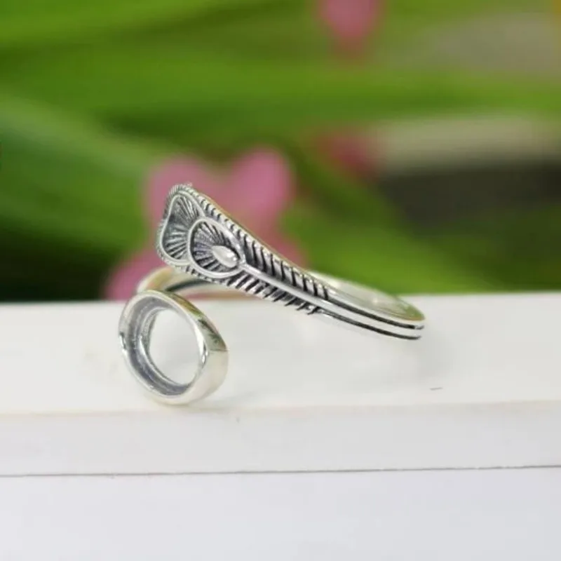 Кольцо обручальное с овальным кабошоном - Фотография_2