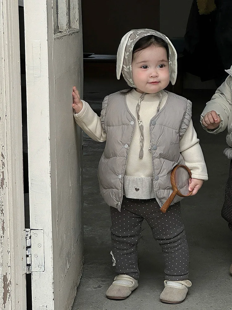 Легкий пуховик на осень-зиму для младенцев для девочек - Фотография_4