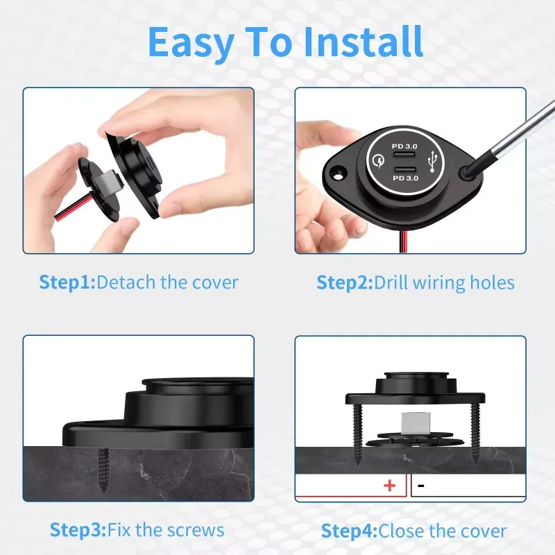 Решение для зарядки в шине с двумя портами pd3.0 - Фотография_3