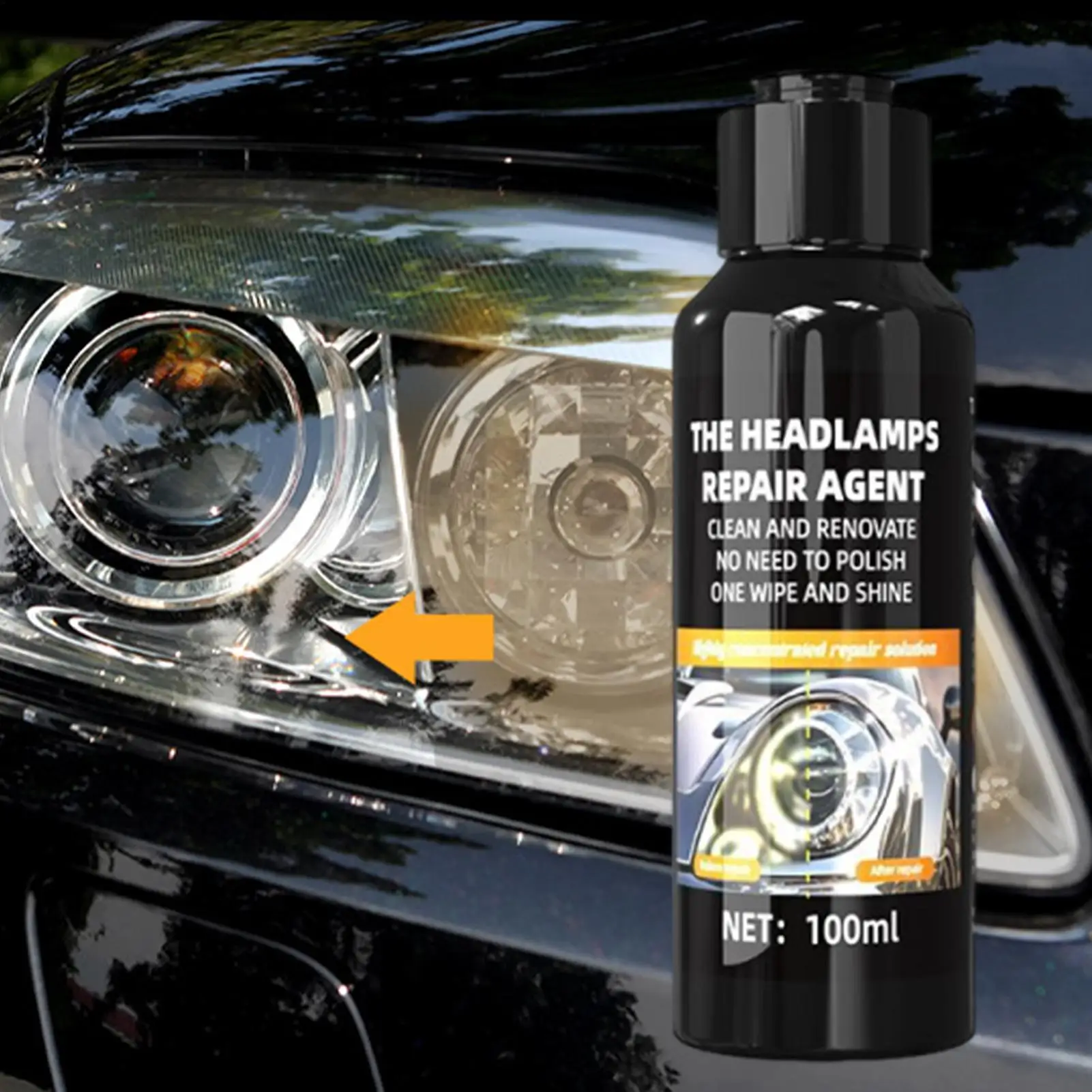 Средство для полировки автомобильных фар