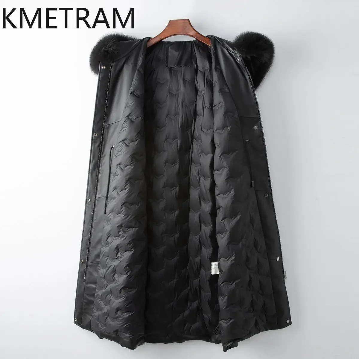 Белая куртка-пуховик на гусином пуху - Фотография_3