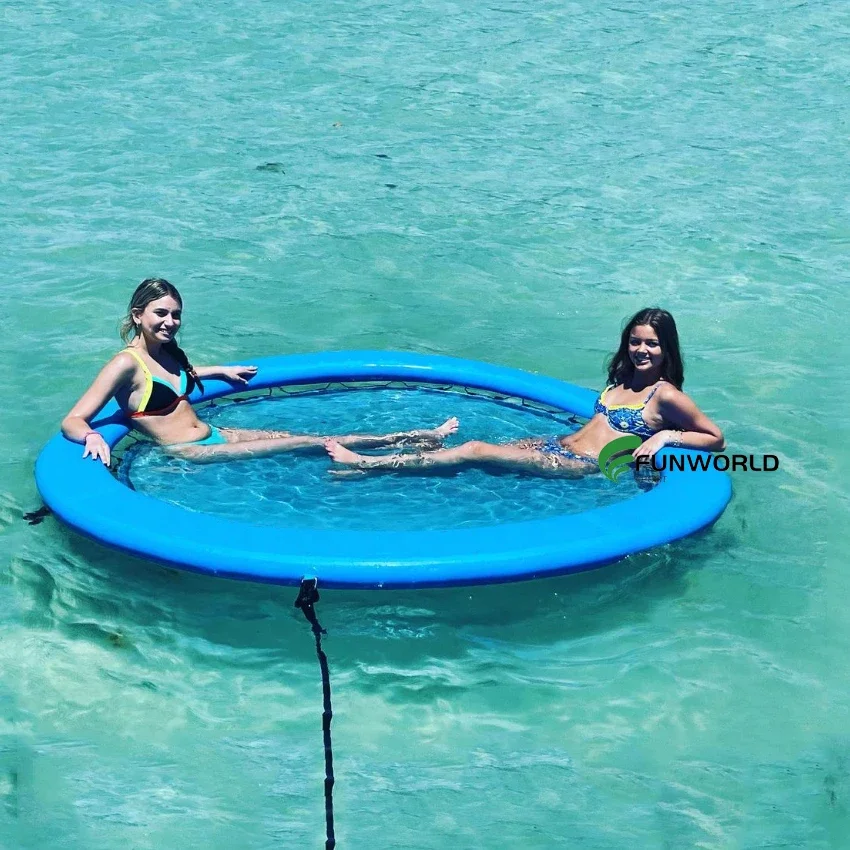 Гамак, надувной поплавок для бассейна с воздушным насосом - Фотография_4