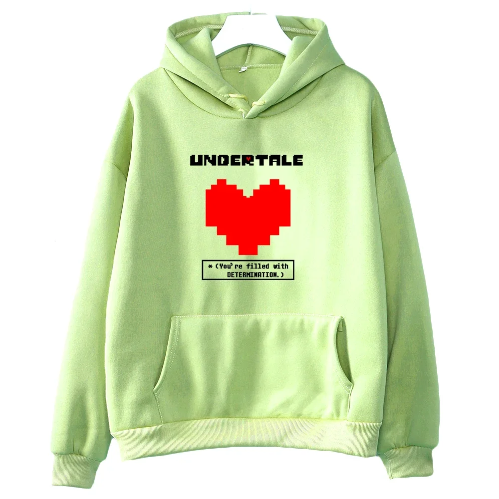Толстовки с капюшоном undertale game you're filled with determination - Фотография_4