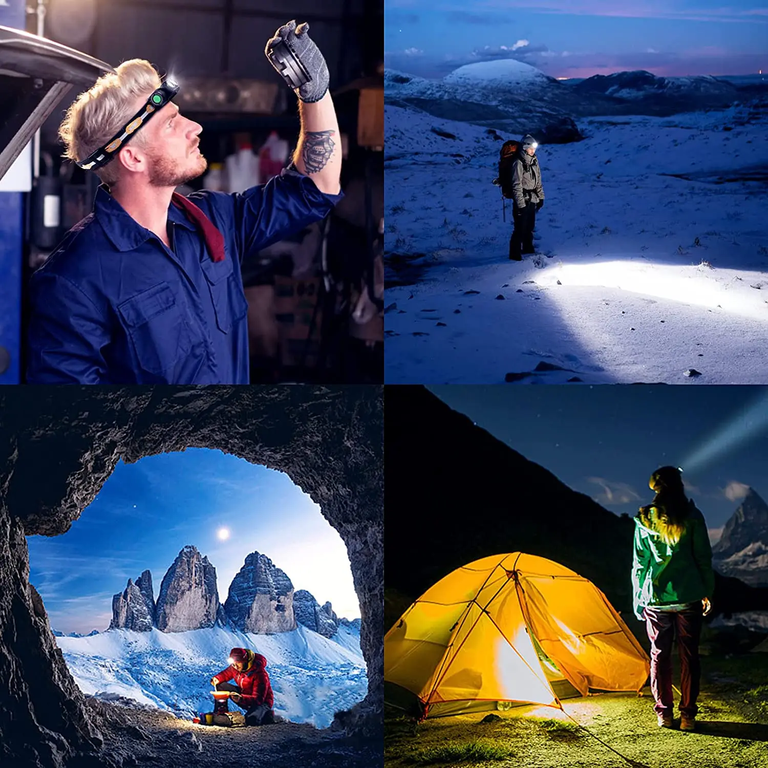 H25l перезаряжаемый usb-налобный фонарь 18650 - Фотография_4