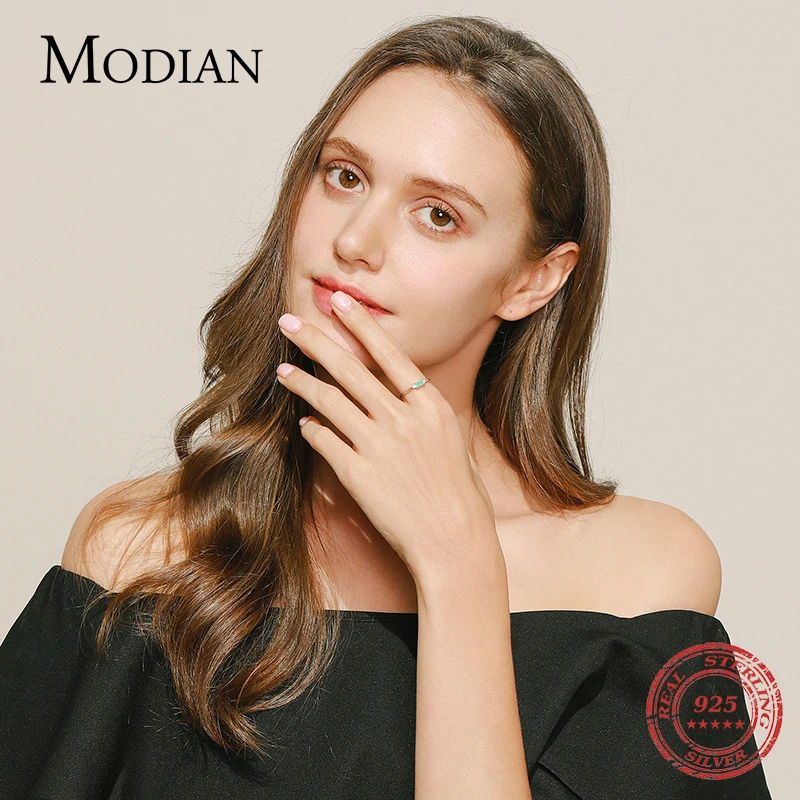 Modian charm, роскошное настоящее кольцо 925 - Фотография_5