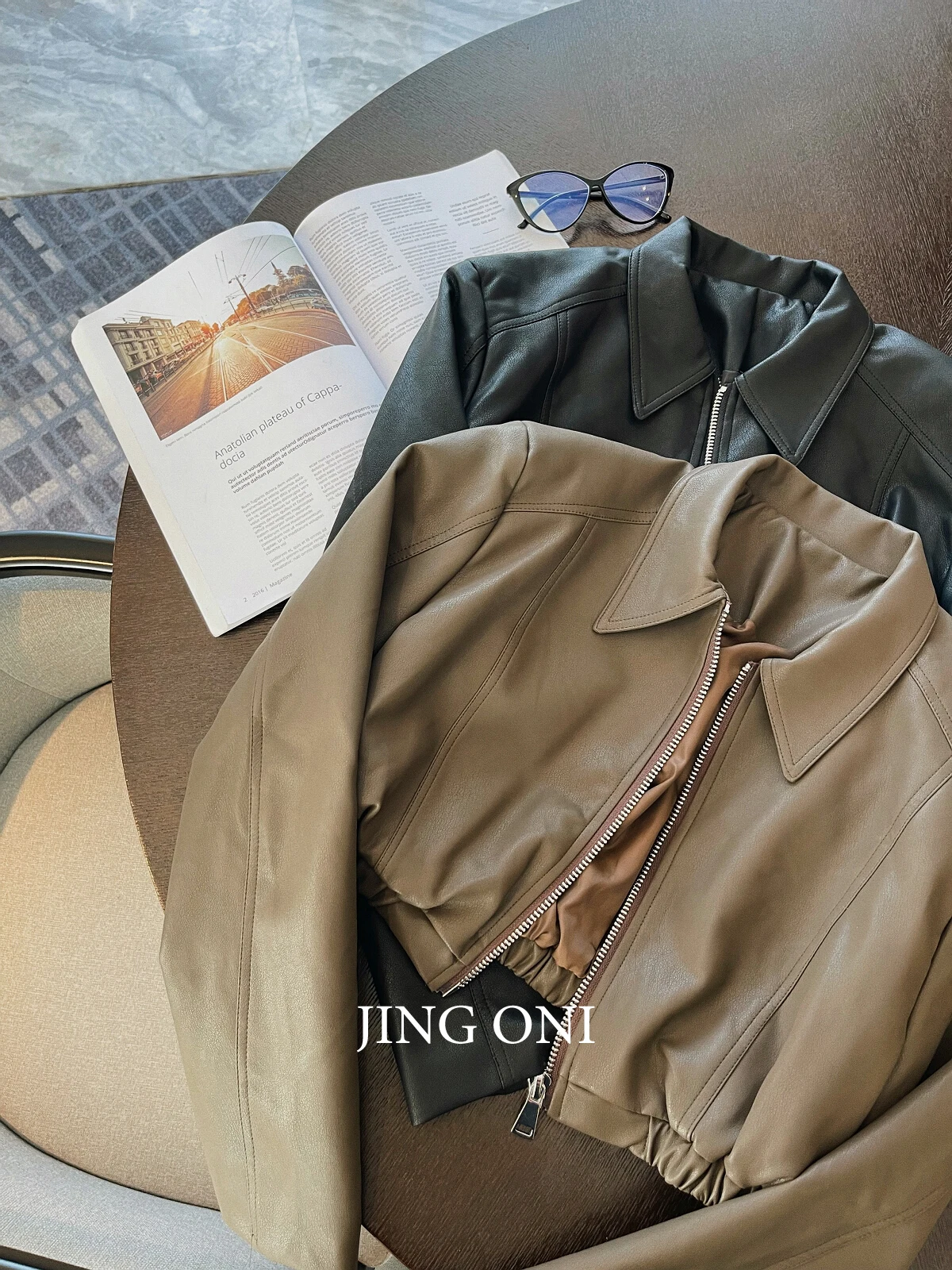 Кожаные куртки, меховое пальто - Фотография_6