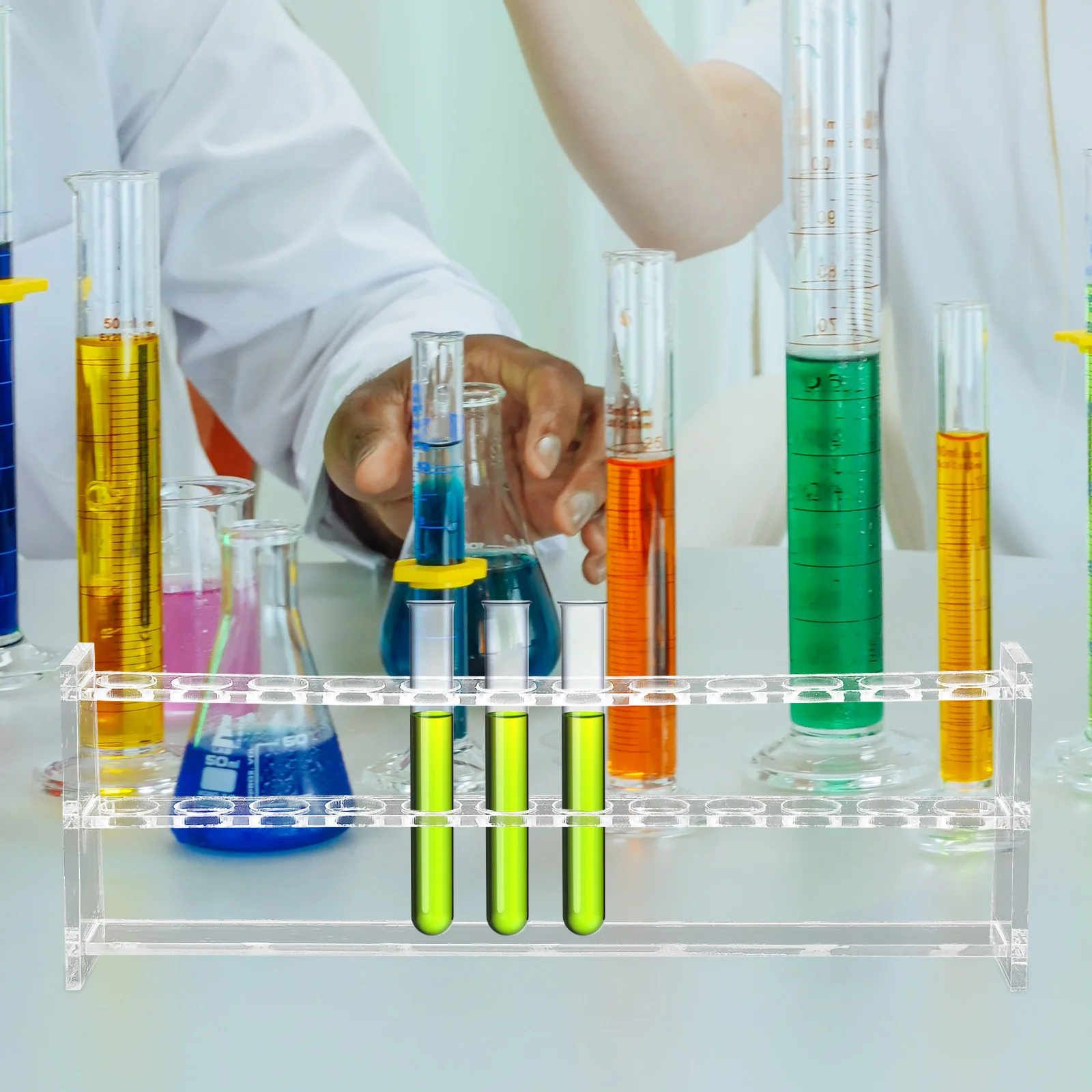 Стойка для пробирок лабораторное - Фотография_3