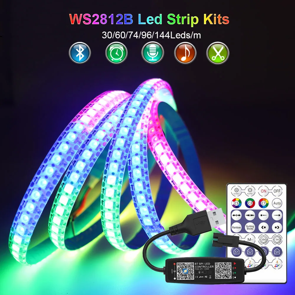 Ws2812b светодиодная лента usb