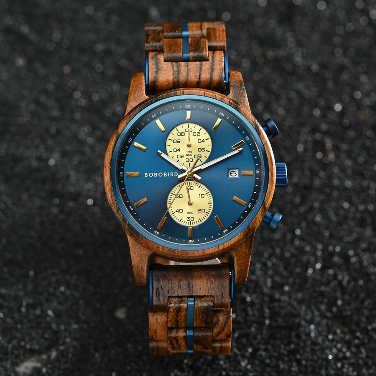 Деревянные мужские часы bobobird