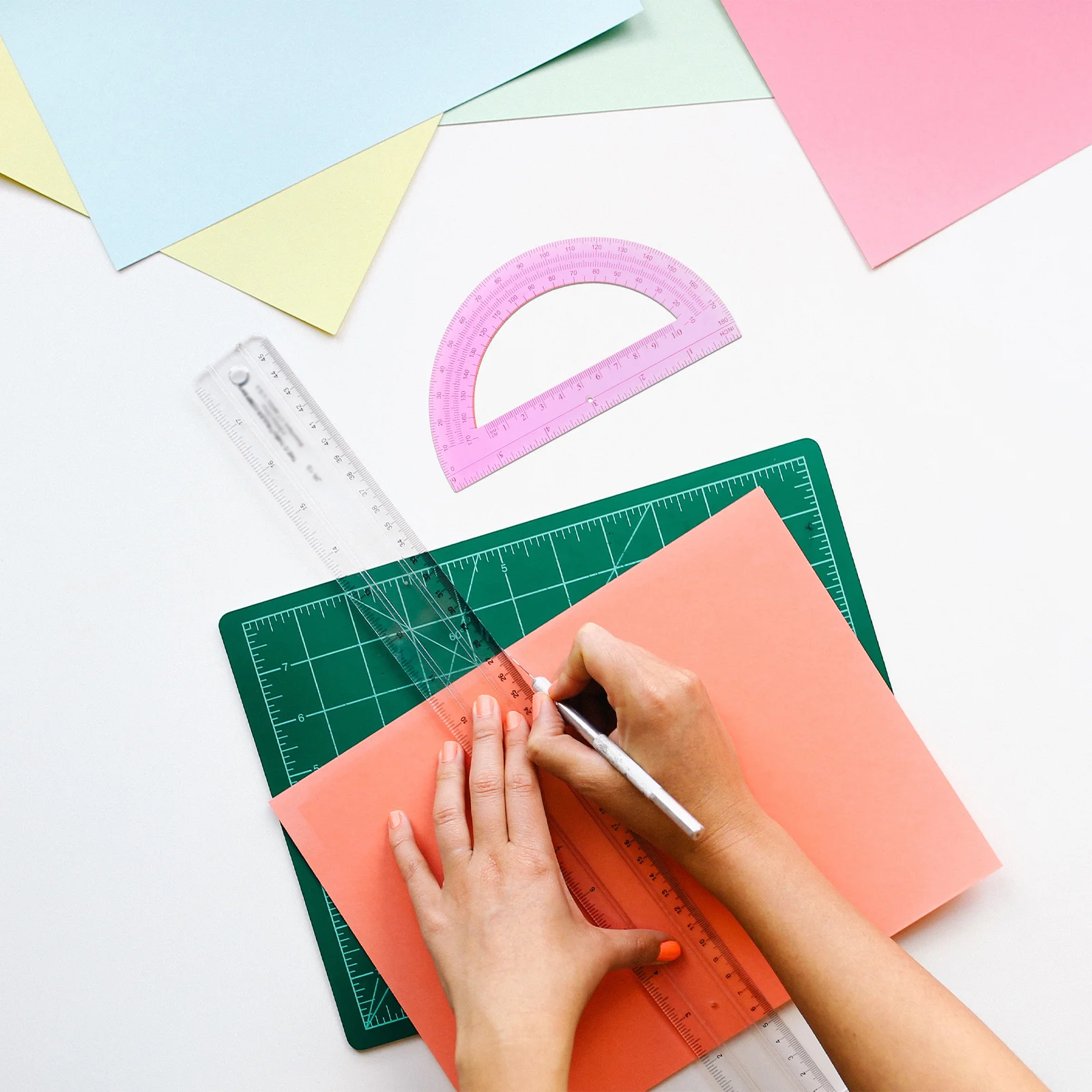 Набор математических транспортиров - Фотография_5