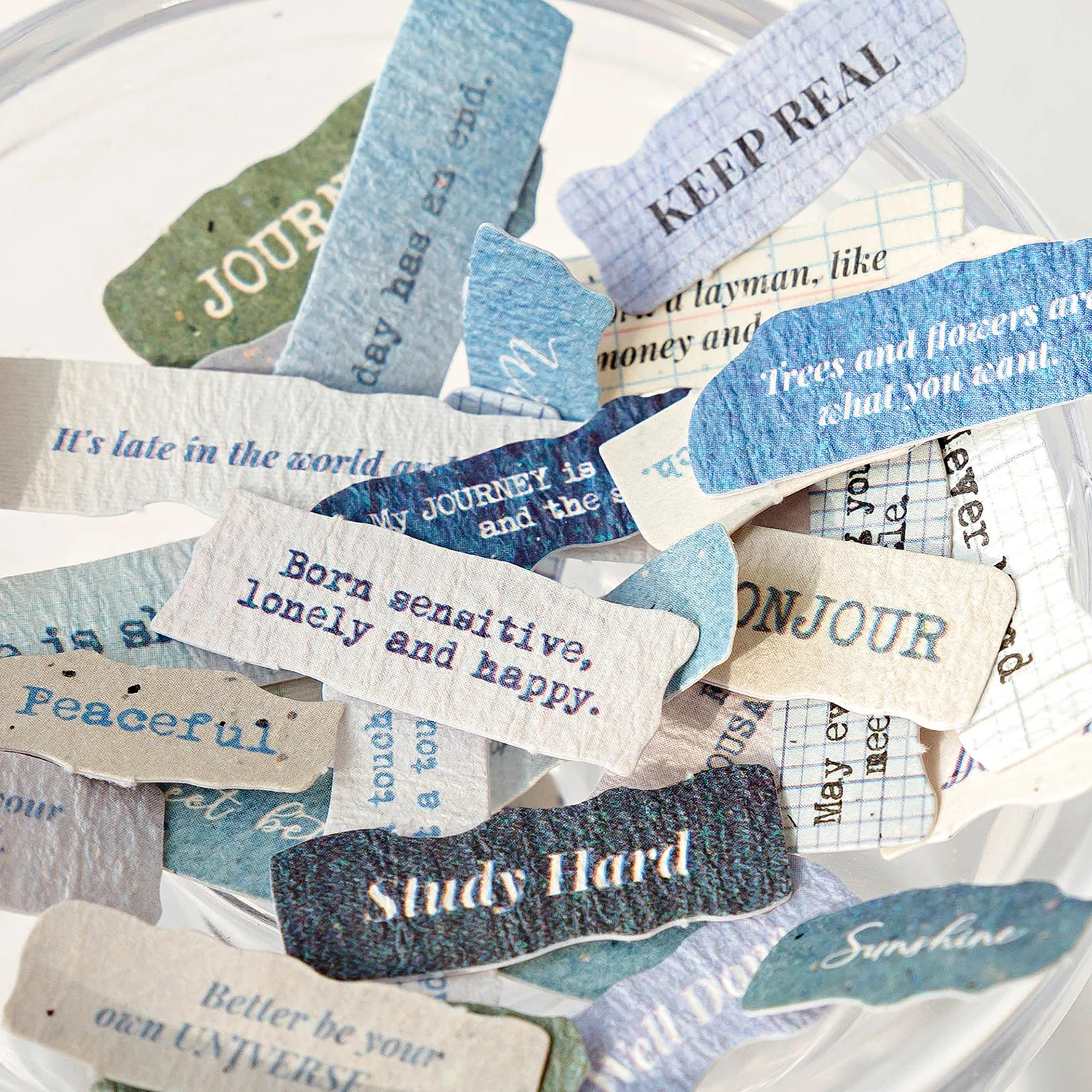 Винтажные наклейки для журнала английского языка - Фотография_5