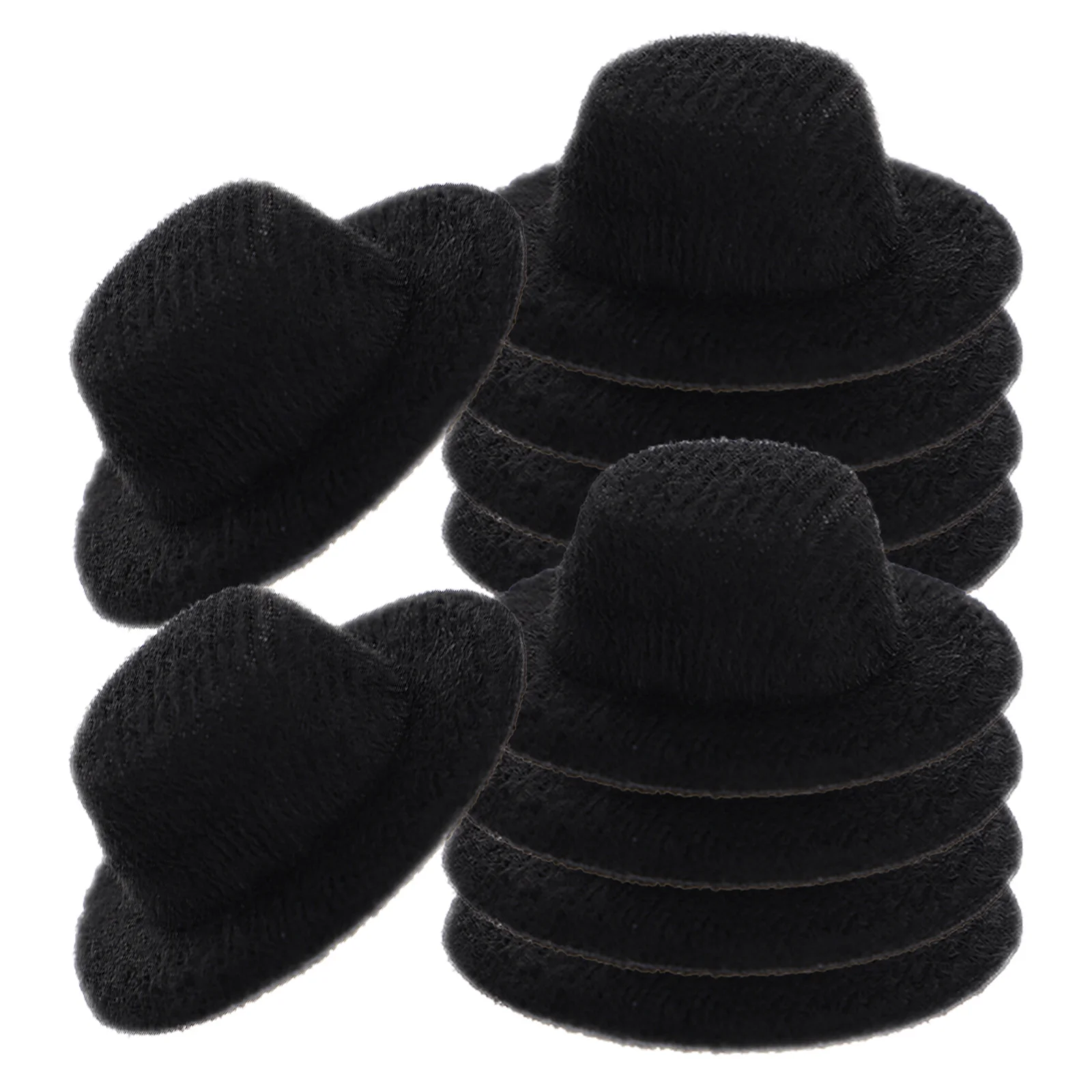 Мини-джазовые черные мини-формальные шляпы для аксессуаров - Фотография_2