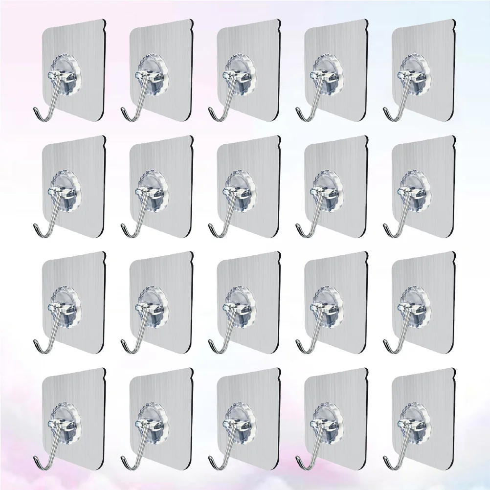 Сверхмощные прозрачные водонепроницаемые клейкие крючки - Фотография_3