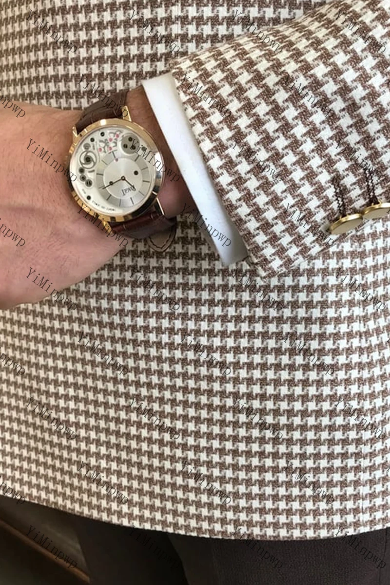 Yiminpwp коричневый мужской полосатый - Фотография_3