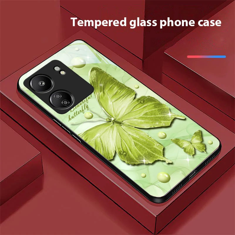 Green butterfly wings for redmi