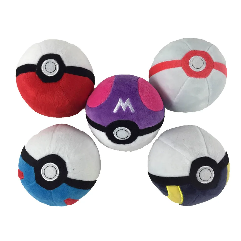 Pokeball plush master ball poke