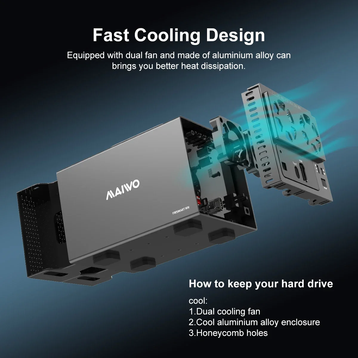 Maiwo 7 raid 4-х отсековный корпус - Фотография_4