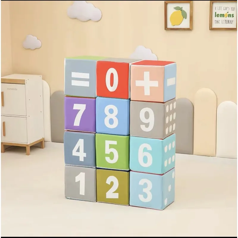 Мягкие игровые строительные блоки bettaplay для детей - Фотография_5