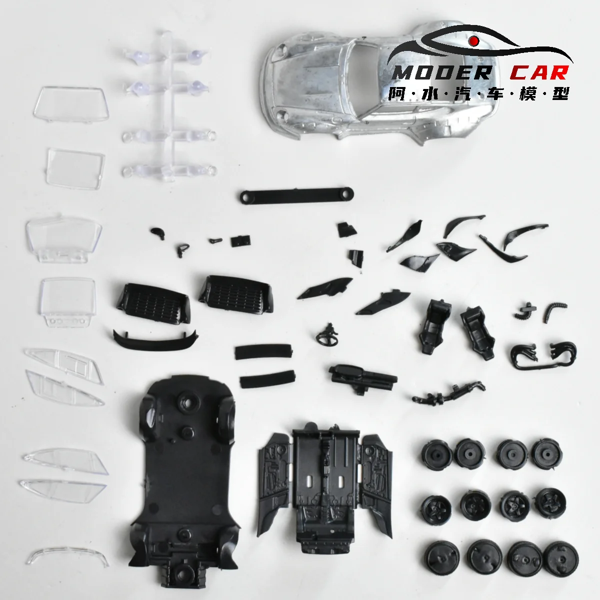 Сборный диск 1:64 игрушечная модель автомобиля rwb 933 - Фотография_2