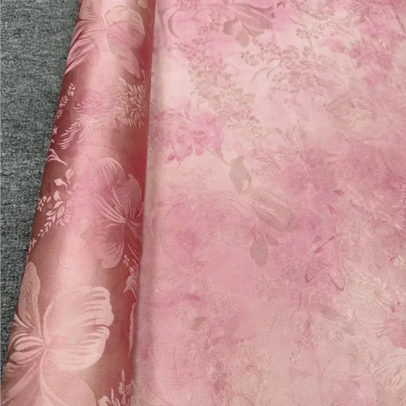 Новая жаккардовая шелковая ткань с двойной росписью - Фотография_2