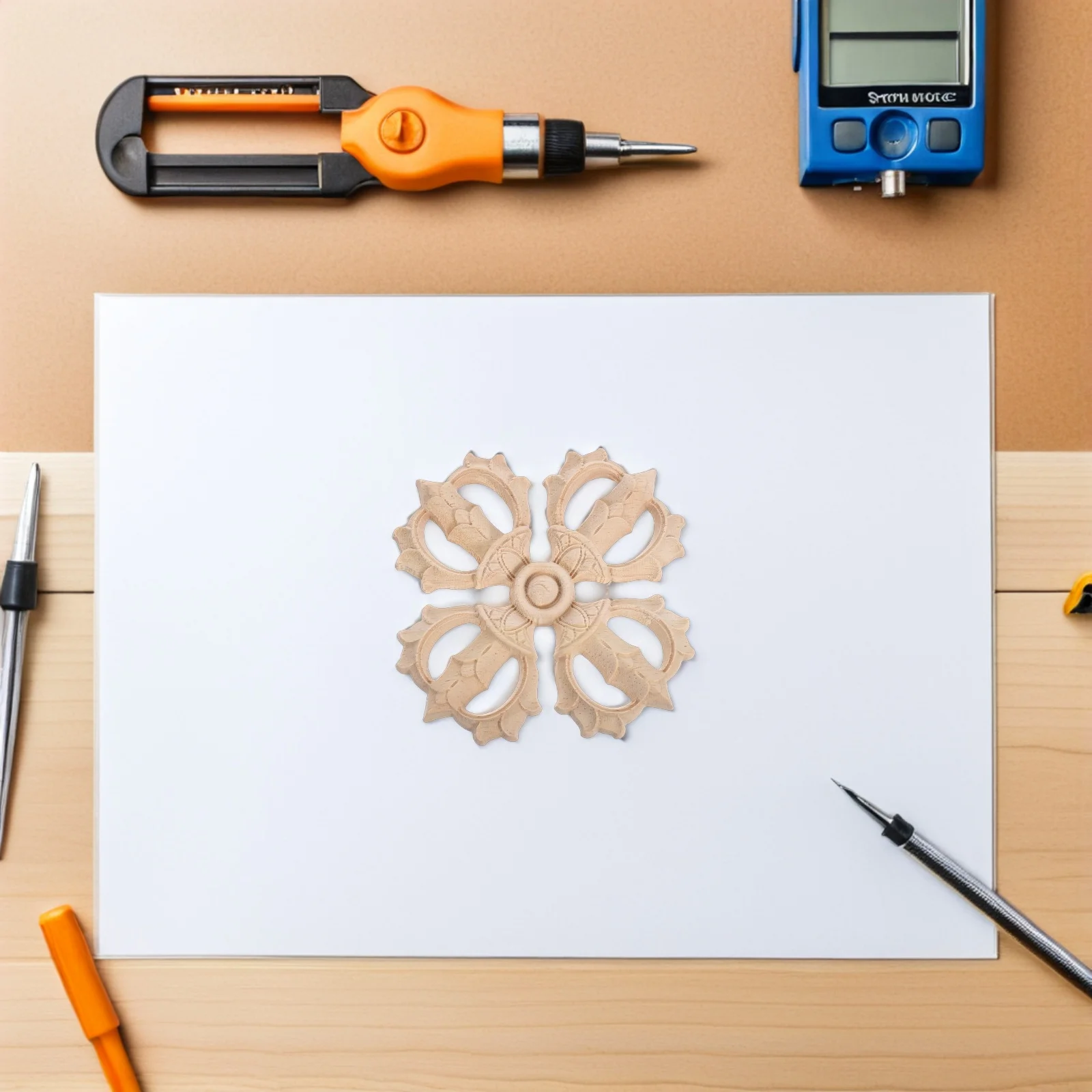 Элегантные деревянные аппликации ручной работы