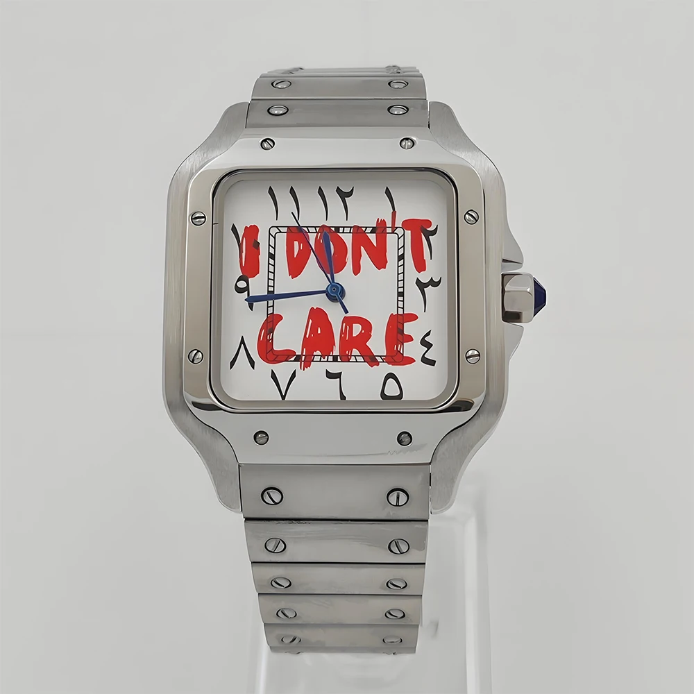 Nh35 квадратные часы time is money - Фотография_3