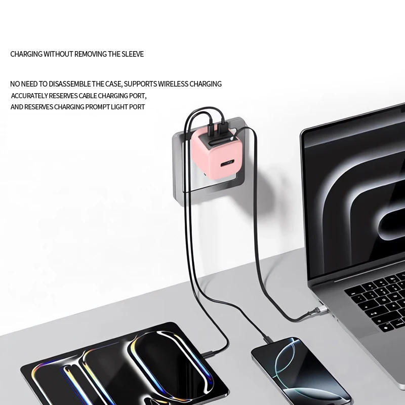 Силиконовый защитный чехол для зарядного устройства cuktech cp6 67 вт - Фотография_4