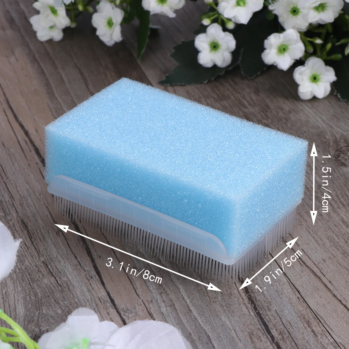 Сенсорная интеграционная губчатая щетка для детской ванны с мягкой щетиной - Фотография_5