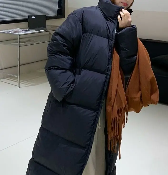 Хлопковое пальто длиной до колена - Фотография_4