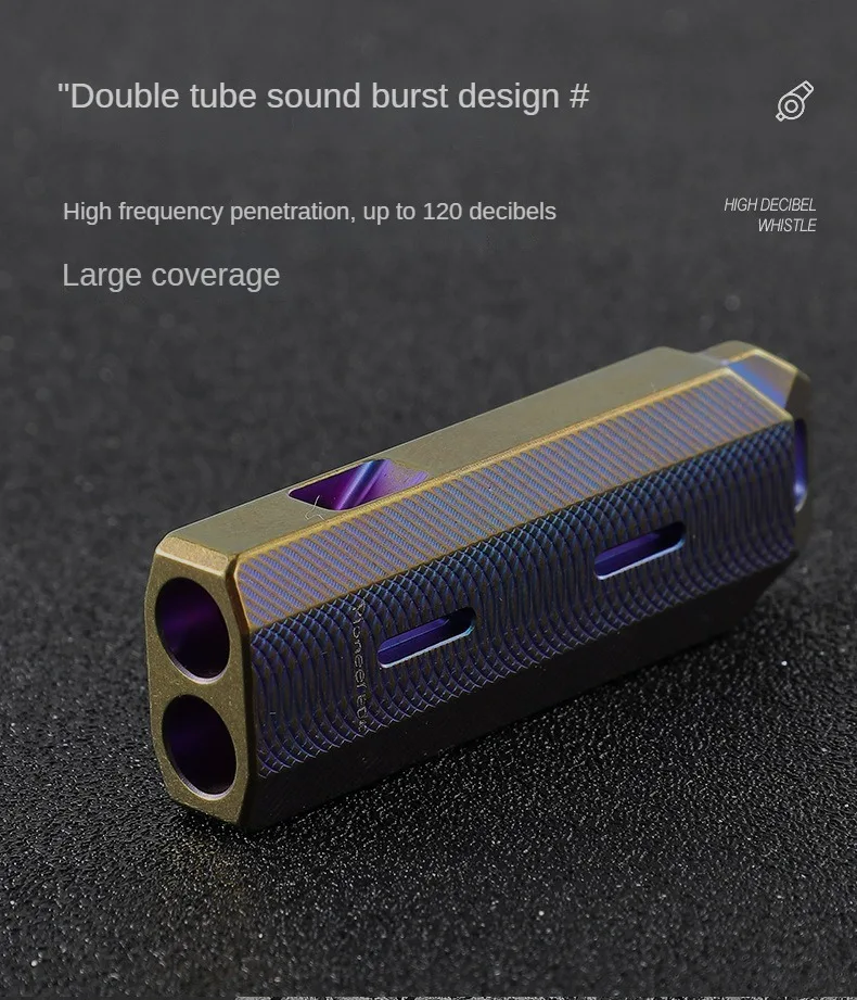 Популярный edc металлический свисток