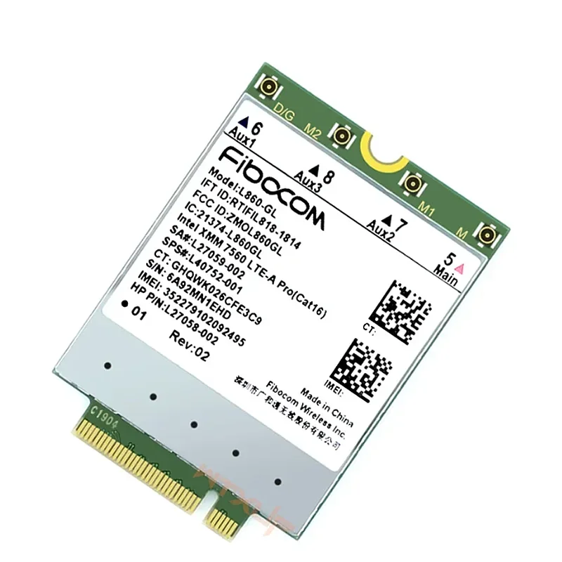 L860-gl fdd-lte tdd-lte cat16 карта - Фотография_2