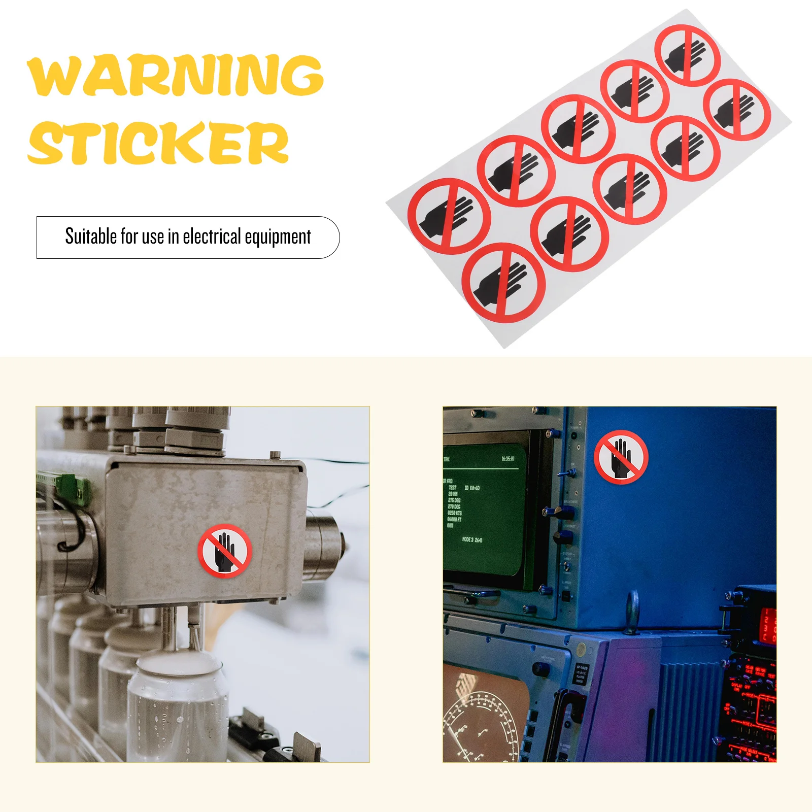 Предупреждающая наклейка безопасности - Фотография_5