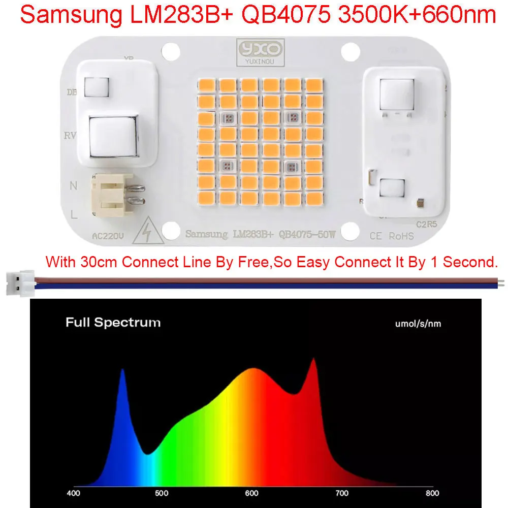 Yxo hydroponice ac 220v 20w 30w - Фотография_2