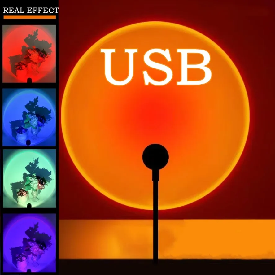 5 в usb лампа заката светодиодный