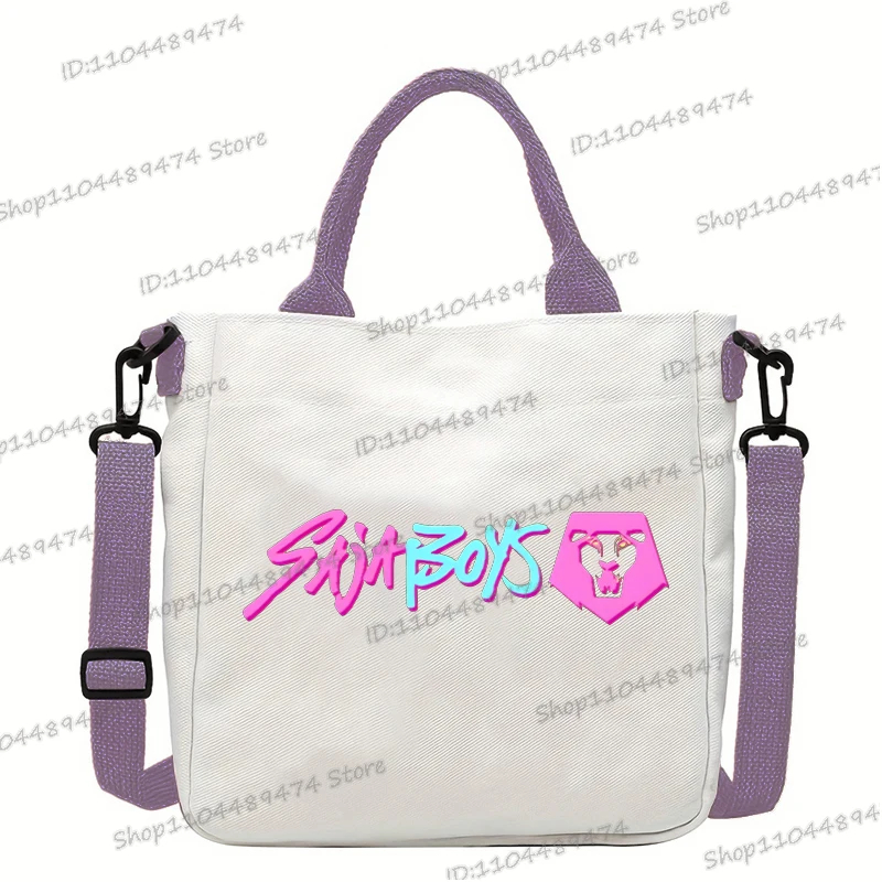 Новые аниме женские и мужские сумки через плечо с героями мультфильмов - Фотография_2