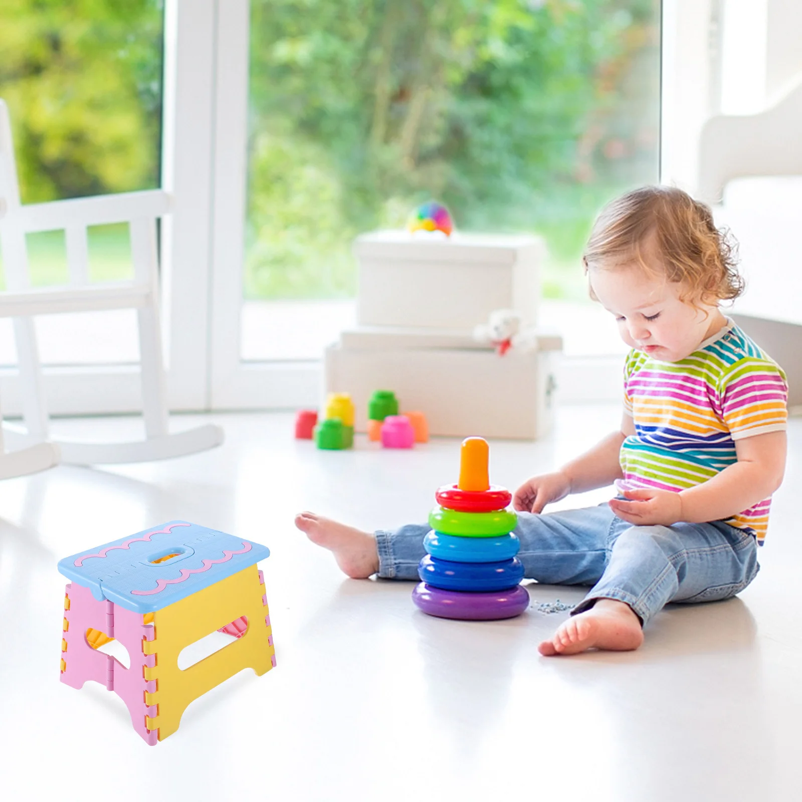 Портативный складной табурет легкий