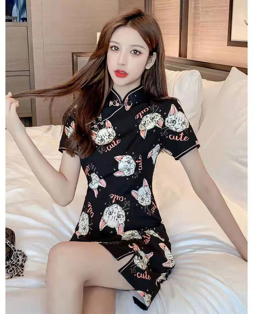 Женское винтажное платье-ципао - Фотография_3