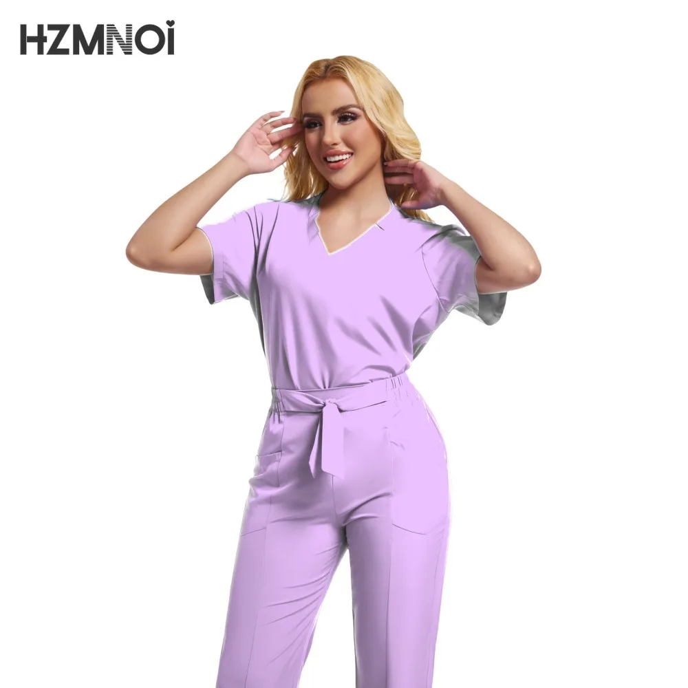 Hzmnoi medical uniforms women scrubs - Фотография_3